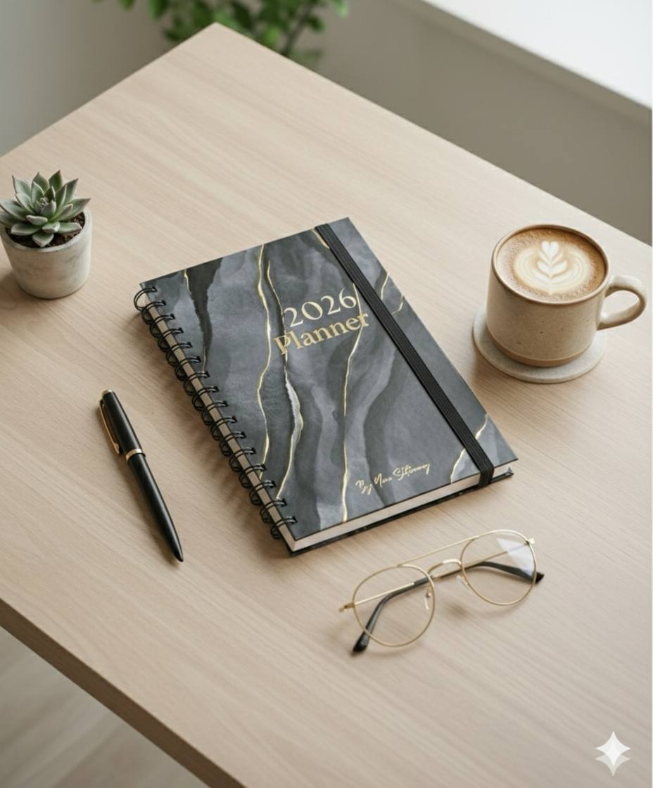 Planner 2026 Black
