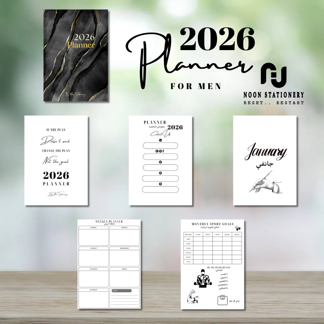 Planner 2026 Black